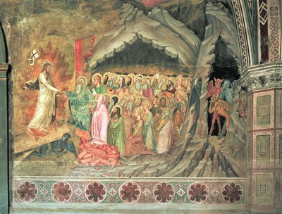 The Descent into Limbo, from the Spanish Chapel by Andrea di Bonaiuto fl.1343 77 Andrea di Bonaiuto fl.1343 77