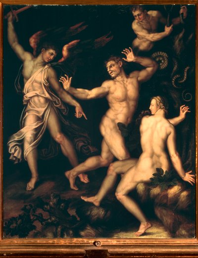 Adam and Eve Expelled from Paradise by Andrea di Mariotto del Minga