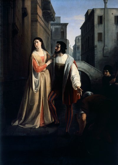 Bianca Cappello Leaves Family Home by Andrea the Younger Appiani