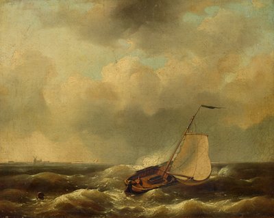 Seascape by Andreas Achenbach