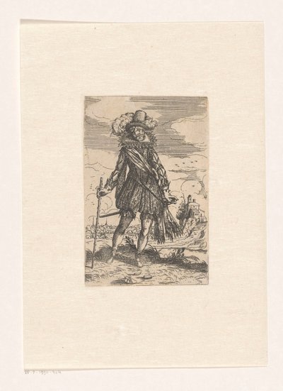 Spanish Nobleman in a Landscape by Andreas Bretschneider