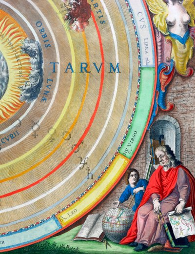 An astronomer (detail) by Andreas Cellarius