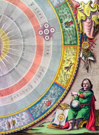Nicolaus Copernicus, Polish astronomer by Andreas Cellarius