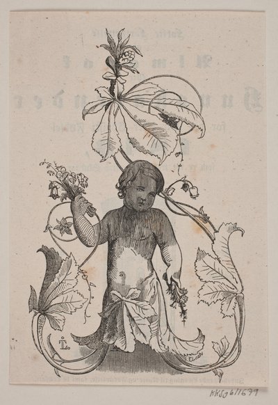 Genius with Flowers in Hands by Andreas Flinch