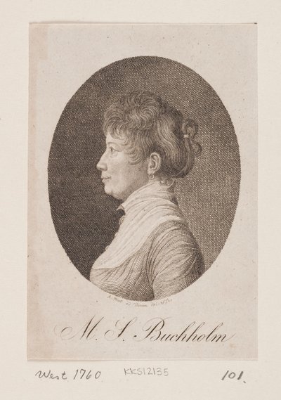 Magdalene Sophie Buchholm by Andreas Flint