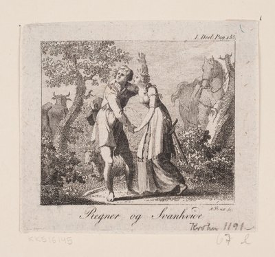 Regner and Svanhvide by Andreas Flint