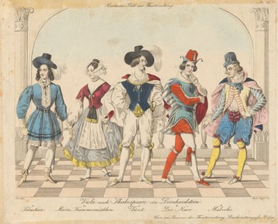 Viola after Shakespeare by Deinhardstein - Costume Image for Theatre Newspaper by Andreas Geiger