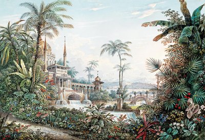 Stage Design for the Opera The Abduction from the Seraglio by Wolfgang Amadeus Mozart by Andreas Leonhard Roller