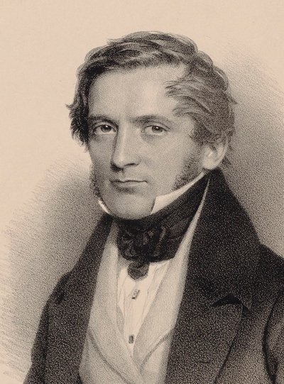 Portrait of the Composer Franz Lachner 1803-1890, 1830 by Andreas Staub