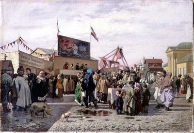 A Fair at Tula in Holy Week by Andrei Andreevich Popov