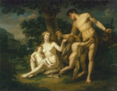 Adam and Eve with Children Under a Tree by Andrei Ivanovich Ivanov