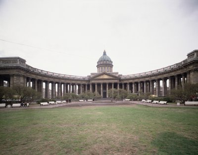 The Kazan Cathedral in Saint Petersburg, 1800-1811 by Andrei Nikiforovich Voronikhin