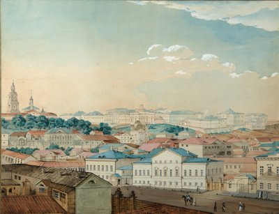View of the Kazan University from the Bolaq, 1842 by Andrei Nikolayevich Rakovich