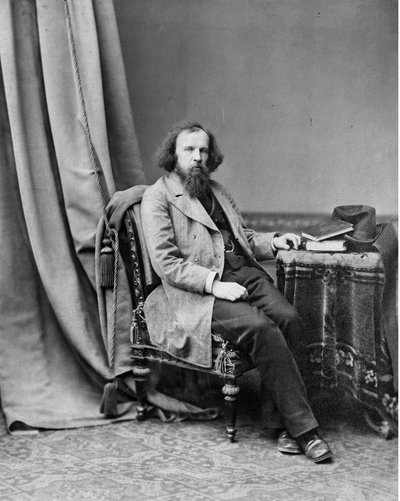 Portrait of the Chemist Dimitri Ivanovich Mendeleev by Andrei Osipovich Karelin