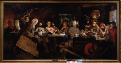 Banquet at the Grand Duke Vladimir the Great by Andrei Petrovich Ryabushkin