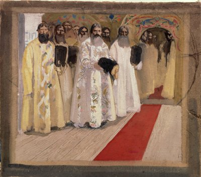 Waiting for the Tsar by Andrei Petrovich Ryabushkin