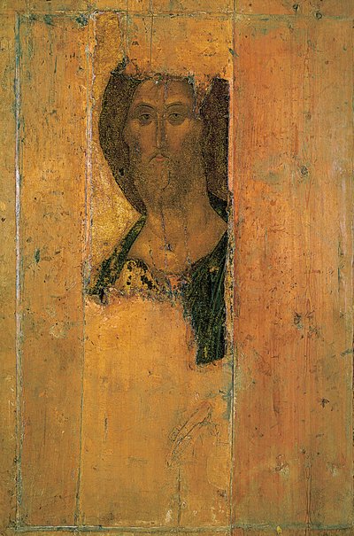Salvator Mundi (Saviour of the World), c. 1410 by Andrei Rublev