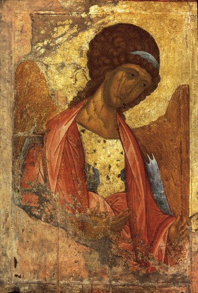 The Archangel Michael, by Andrei Rublev, painted between 1410 and 1420 by Andrei Rublev