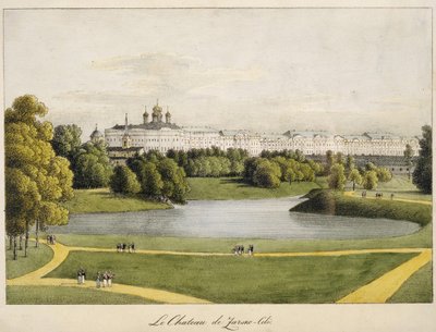 The Catherine Palace in Tsarskoye Selo, 1821-1822 by Andrei Yefimovich Martynov