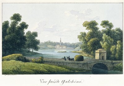 The Priory Palace in Gatchina by Andrei Yefimovich Martynov