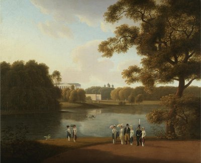 View of the Cameron Gallery in Tsarskoye Selo, 1815 by Andrei Yefimovich Martynov