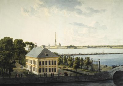 View of the Summer Palace of Peter I by Andrei Yefimovich Martynov