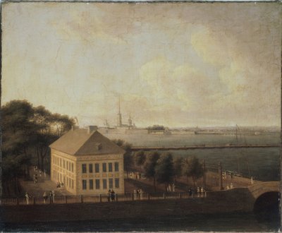 View of the Neva and the Summer Palace of Peter I by Andrei Yefimovich Martynov