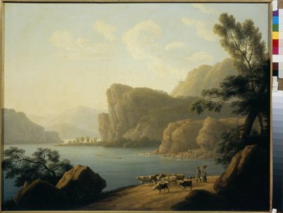View of the Selenga River in Siberia by Andrei Yefimovich Martynov