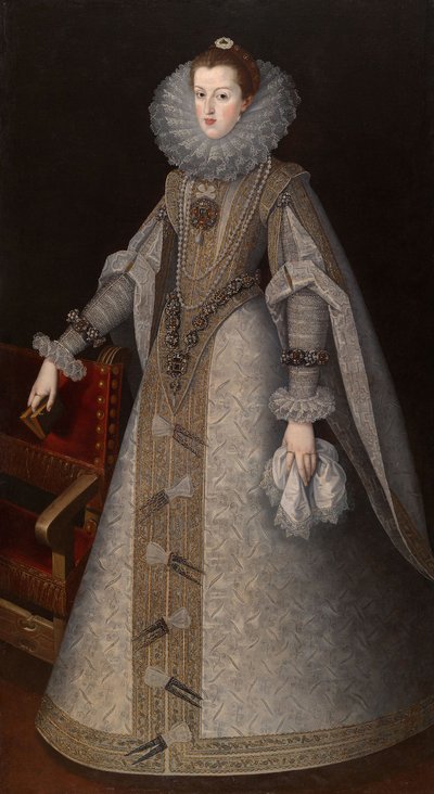 Margaret of Austria, Queen of Spain by Andres Lopez Polanco