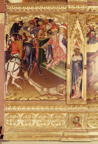 St. George altarpiece, Valencia, c.1420 by Andres Marcal de Sas