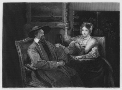Dry Reading, from the picture in the Vernon Gallery by Andrew (after) Geddes