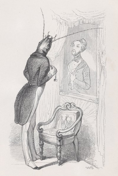 A very well put insect and beautiful dancer from Scenes from the Private and Public by Andrew Best Leloir