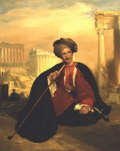 Portrait of George Cumming in a Turkish Costume by Andrew Geddes