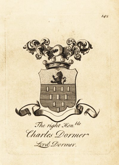 Coat of Arms of Charles Dormer, Lord Dormer, 5th Baron Dormer by Andrew Johnston