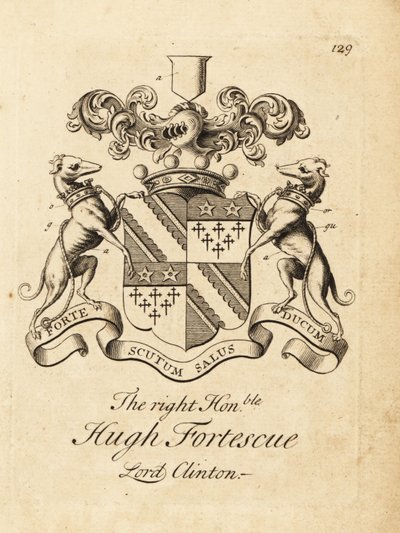 Coat of Arms of Hugh Fortescue by Andrew Johnston