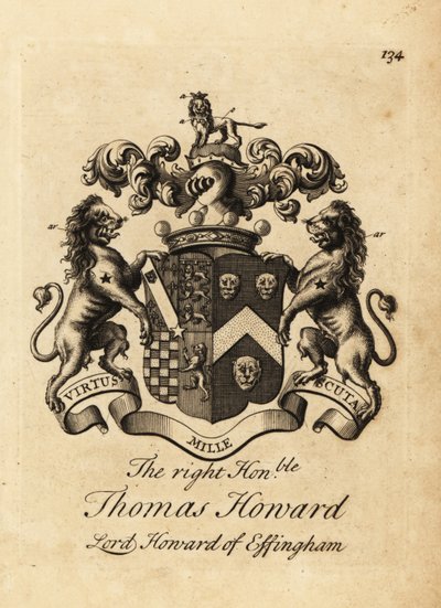 Coat of Arms of Thomas Howard, 2nd Earl of Effingham, Lord Howard of Effingham by Andrew Johnston