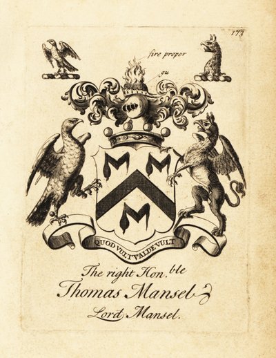 Coat of Arms of Thomas Mansel, Lord Mansel by Andrew Johnston