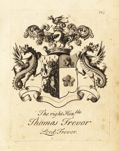 Coat of Arms of Thomas Trevor, Lord Trevor by Andrew Johnston