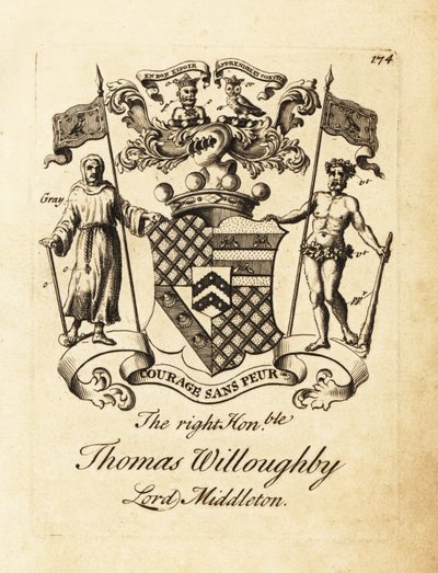 Coat of Arms of Thomas Willoughby, Lord Middleton by Andrew Johnston