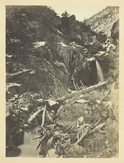 City Creek Canon, Wasatch Mountains, Salt Lake Valley by Andrew Joseph Russell