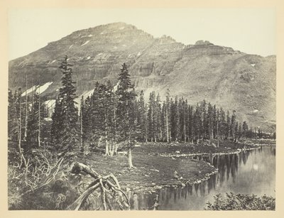 Lake at the Head of Bear River, Uintah Mountain by Andrew Joseph Russell