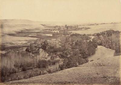 Plate 18. Valley of the Little Laramie River, 1869 by Andrew Joseph Russell