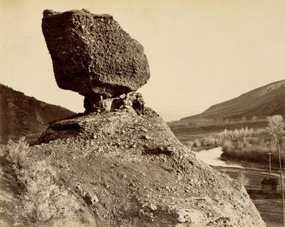 Sphinx of the Valley, from The Great West Illustrated in a Series of Photographic Views across the Continent taken along the line of the Union Pacific Railroad West from Omaha, Nebraska by A.J. Russell, Volume I by Andrew Joseph Russell