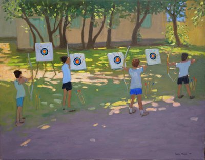 Archery Practise, France by Andrew Macara
