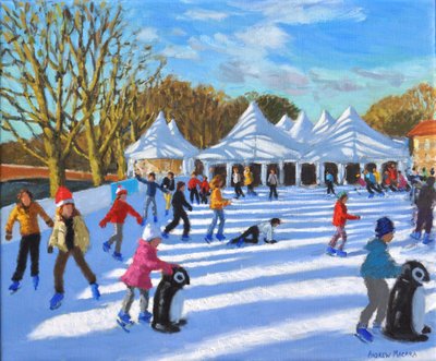 Bright Morning, Hampton Court Palace Ice Rink, London by Andrew Macara