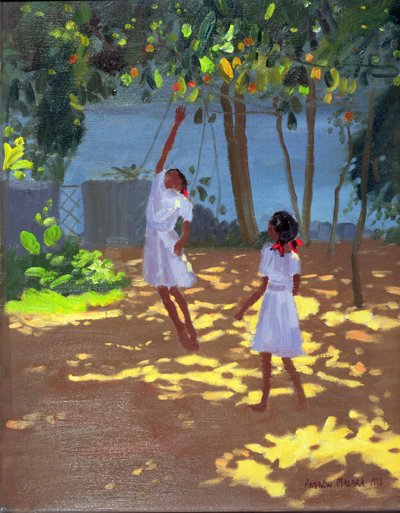 Reaching for Oranges, Bentota, Sri Lanka by Andrew Macara