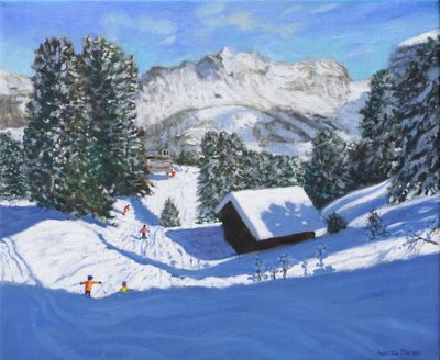Ski chalet, Samoens, Grand Massif, France by Andrew Macara