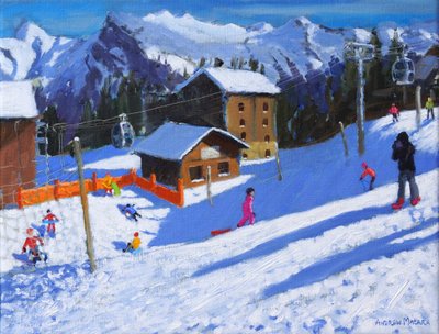 The Ice Rink, Samoens, France by Andrew Macara