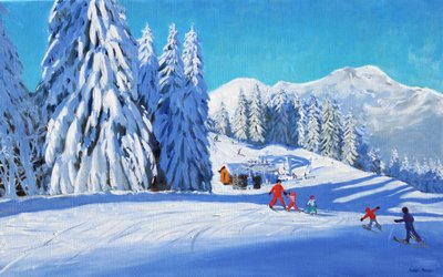 The Ski Lesson, Morzine, 2015 by Andrew Macara