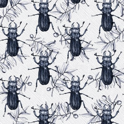 Stag Beetles, 2017 by Andrew Watson